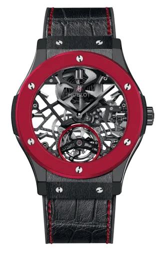 hublot red'n'black skeleton tourbillon price|Big Bang Tourbillon Automatic Carbon 45 mm .